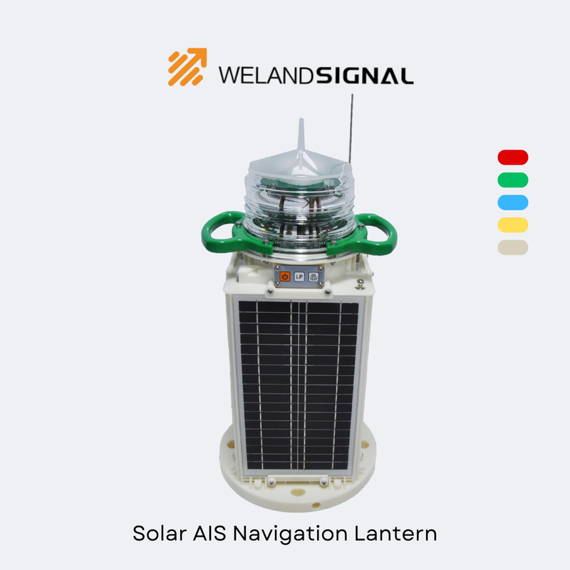 AIS60 IP68 Solar Marine Navigation Lantern z GPS i Beidou Seamless Global Integration, Inteligentna Nawigacja