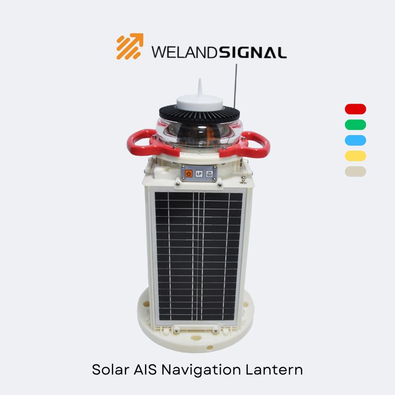AIS60 IP68 Solar Marine Navigation Lantern z GPS i Beidou Seamless Global Integration, Inteligentna Nawigacja