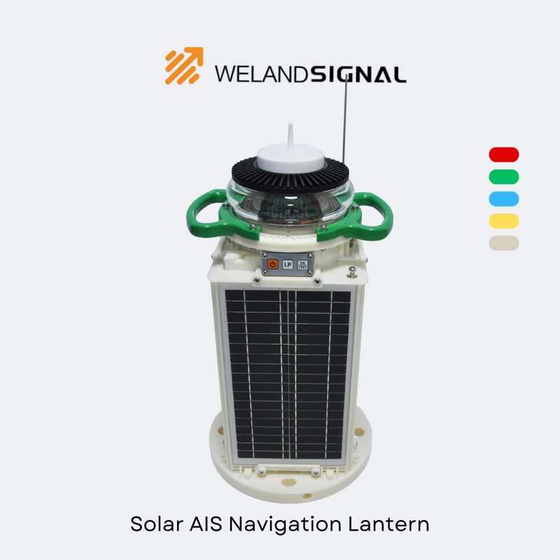 AIS60 IP68 Solar Marine Navigation Lantern z GPS i Beidou Seamless Global Integration, Inteligentna Nawigacja