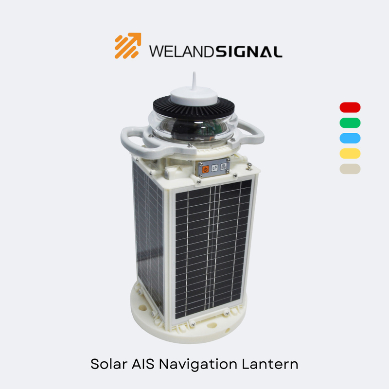 AIS60 IP68 Solar Marine Navigation Lantern z GPS i Beidou Seamless Global Integration, Inteligentna Nawigacja