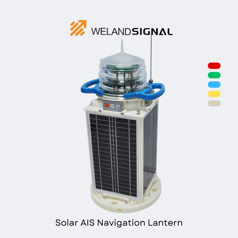 AIS60 IP68 Solar Marine Navigation Lantern z GPS i Beidou Seamless Global Integration, Inteligentna Nawigacja
