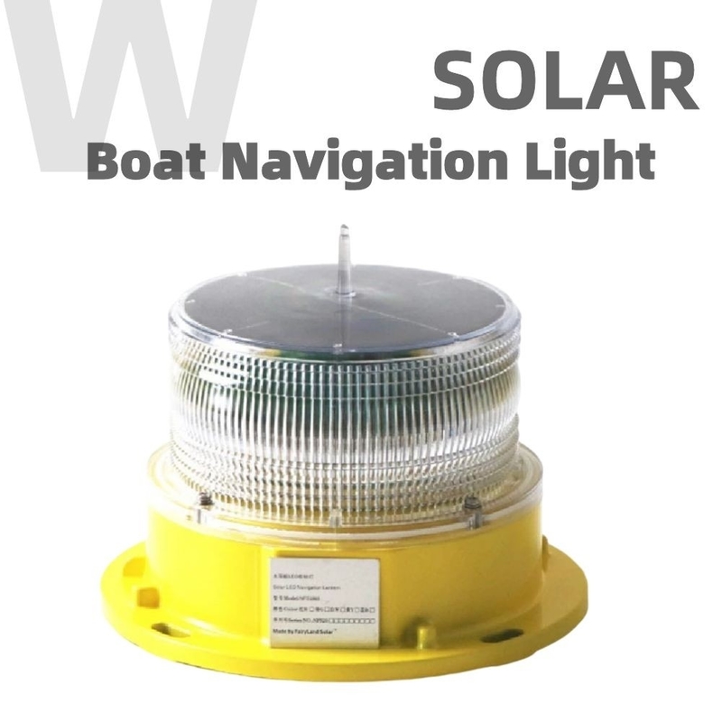 Nautical Deck Światła nawigacyjne LED łodzi Widoczność 3nm-4nm Zasilane energią słoneczną morskie światła nawigacyjne